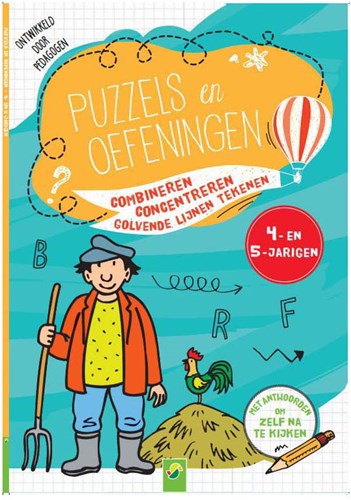 Wins Holland livre de jeux éducatif 4-5 ans - motricité et logique
