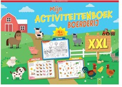 Wins Holland livre d'activités XXL ferme coloriages puzzles enfants