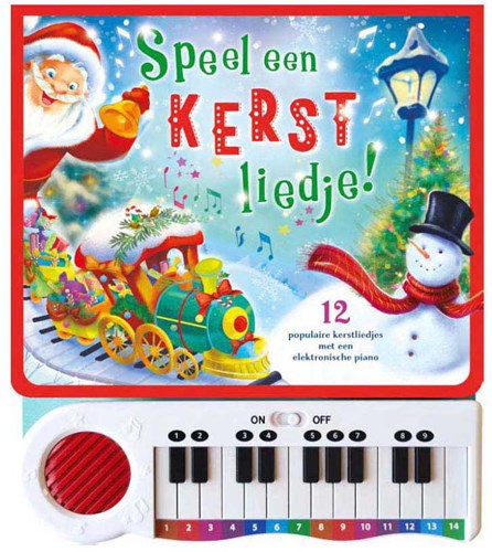 Livre sonore de Noël piano - livre de musique interactif pour enfants