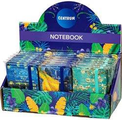 Centrum carnet A7 Vincent van Gogh couverture rigide bleu luxe