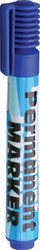 Centrum 12 Permanent marker blauw ronde punt 804