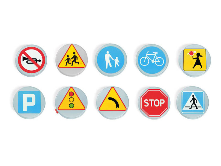 Softplay poefjes verkeersborden