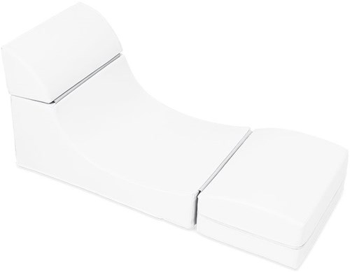 Softplay loungebankje WIT