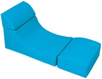 Softplay loungebankje LICHTBLAUW