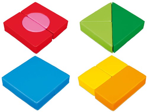 Softplay dikke geometrische vormen-2