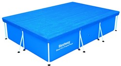 Bestway zwembad afdekzeil rechthoekig 300x201 cm blauw cover