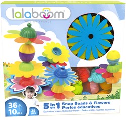 Lalaboom Educatieve Kralen en Bloemen - Speelgoedset 25 stuks