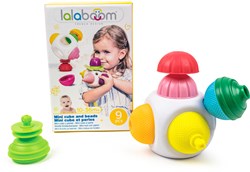 Lalaboom educatieve kubus met kralen - speelgoed voor peuters