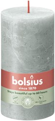 Bolsius bougie pilier rustique verte 13x7 cm - longue durée