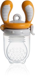 KidsMe Food Feeder fruitspeen & sabbelzakje voor baby - Maat L - Amber