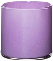 OttoSimon vase cylindre lavande violet décoration plastique 10 cm