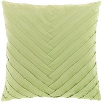 Coussin décoratif vert 45x45 coton pour salon ou canapé