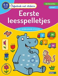 Deltas Oefenboek met Stickers Eerste Leesspelletjes 5-6 jaar