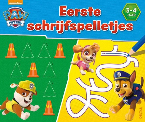 Deltas Paw Patrol Eerste Schrijfspelletjes 3-4 j