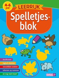 Deltas educatieboek Leerrijk spelletjesblok 4-6 jaar