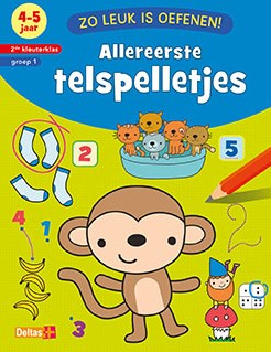Deltas livre d'activités jeux de comptage enfants 4-5 ans apprendre à compter