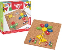 Creative Craft Group hamertje tik houten speelgoed set 74-delig voor kinderen-2