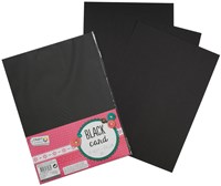Creative Craft Group hobbykarton zwart A4 10 vellen knutselpapier-3