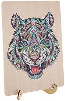 Creative Craft Group houten puzzel tijger - unieke dierenstukjes 130 stuks-3