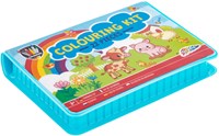 Grafix kleurkoffer boerderij 22-delig - creatieve set voor kinderen