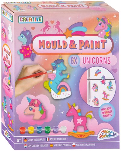 Grafix moulage et peinture plâtre licorne coffret créatif enfants