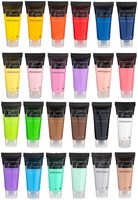 Acrylverf set 24 kleuren basis en pastel 22ml hobbyverf schilderen-2