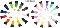 Acrylverf set 24 kleuren basis en pastel 22ml hobbyverf schilderen-3