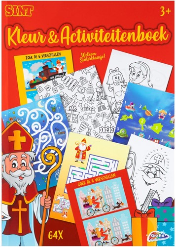 Sinterklaas Kleur- en Activiteitenboek A4