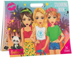 Creative Craft Group livre de coloriage Besties avec autocollants - 25 pages à colorier