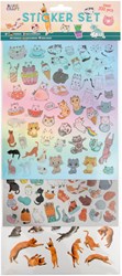 Creative Craft Group katten stickerset - 100 stuks - knutselplezier