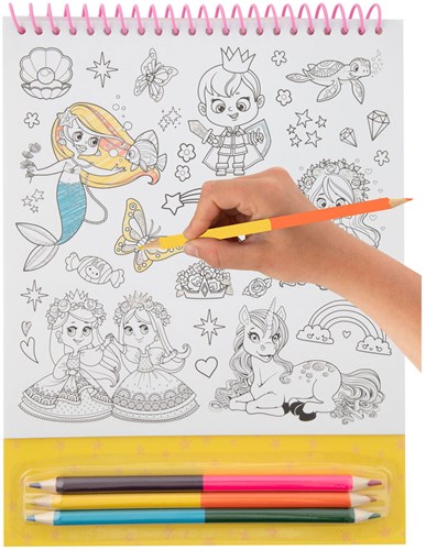 Creative Craft Group livre de coloriage autocollants - Monde fantastique, 250 autocollants-2