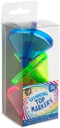 Creative Craft Group feutres toupie - set de 3 marqueurs colorés pour enfants