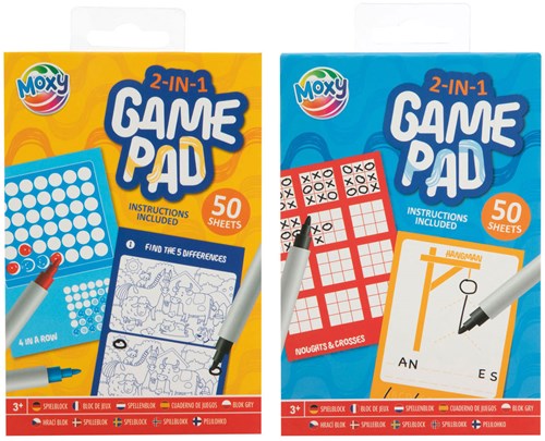 Creative Craft Group bloc de jeux 2en1 A6 - cahier d'activités pour enfants