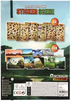 Creative Craft Group dino stickerboek met 180 stickers en landschappen-2
