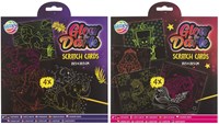 Creative Craft Group cartes à gratter glow in the dark kit créatif enfants