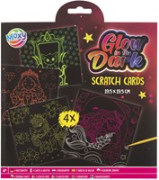 Creative Craft Group cartes à gratter glow in the dark kit créatif enfants-2