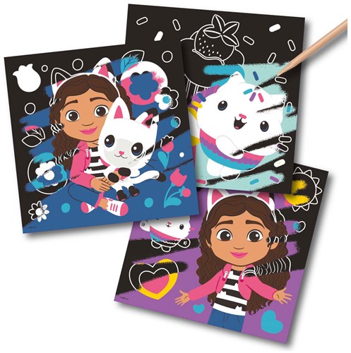 Creative Craft Group Gabby's Maison de Poupée cartes à gratter set 7 pièces-3