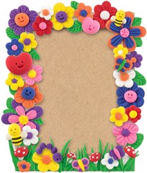 Creative Craft Group cadre photo fleurs kit créatif - pâte à modeler - jouet créatif