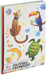 Creative Craft Group carton coloré A5 papier créatif 40 feuilles 10 couleurs
