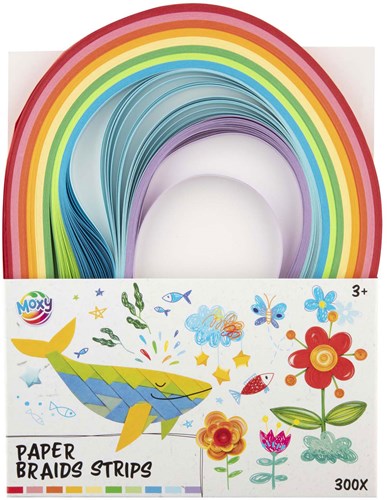 Creative Craft Group bandes de papier à tresser coffret créatif 300 pièces
