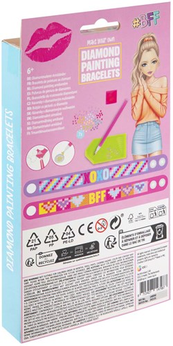 Creative Craft Group diamond painting armbanden set voor kinderen 2 stuks-2
