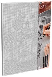 Creative Craft Group toile peinture à points chien 40x30 cm avec feutres fins