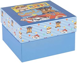 Creative Craft Group boîte cadeau Paw Patrol bleu multicolore anniversaire