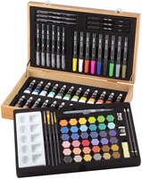 Creative Craft Group luxe houten tekenset voor kinderen - 92-delig-2