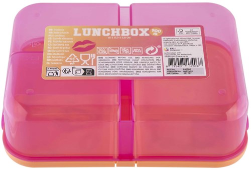 Creative Craft Group lunchbox voor kinderen met vrolijke print 900ml-3
