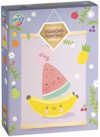 Creative Craft Group diamond painting tenture murale velours fruits set