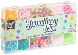 Creative Craft Group coffret bijoux perles pour enfants - 15 types de perles