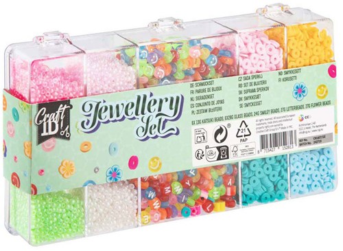 Creative Craft Group coffret bijoux perles pour enfants - 15 types de perles-3