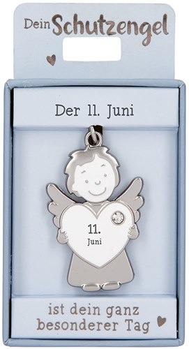 Depesche porte-clés ange gardien breloque 11 juin porte-bonheur cadeau
