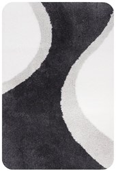 Dutch House badmat grijs luxe badkamer mat 60x90 cm antislip